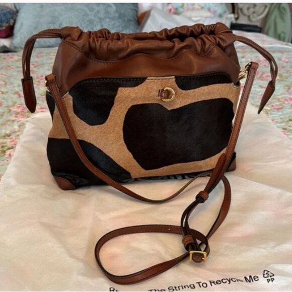 🌺 Burberry Prorsum🌺 Runway Ponyhair Leather Trim Crossbody Bag #mobwife 💃💃 - Picture 5 of 10